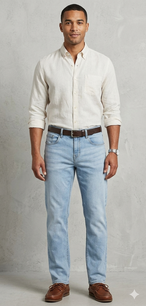 IZOD Men's Worn Blue Slim Fit Jeans | IZOD In Lebanon