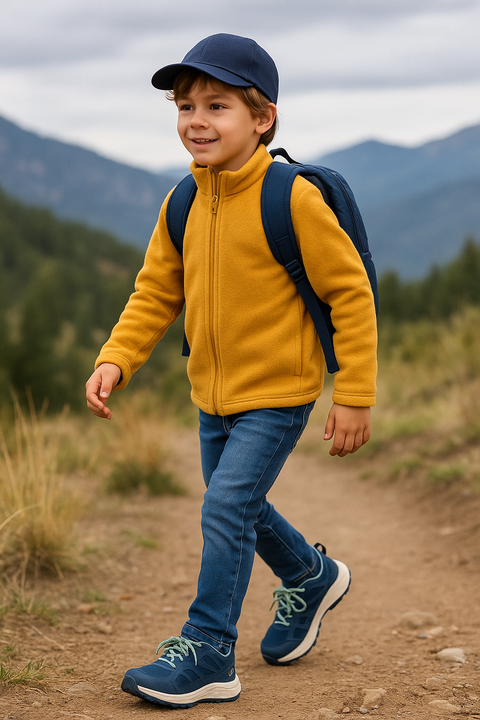 Jack Wolfskin Boy's Navy 2 Woodland Texapore Low K Sneakers |Jack Wolfskin in Lebanon