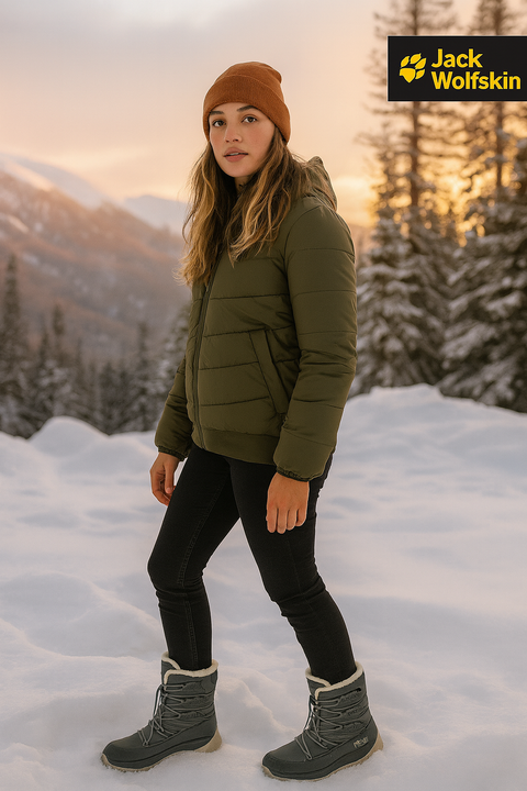 Jack Wolfskin Girl's Grey Polar Wolf Texapore K Boots |Jack Wolfskin in Lebanon