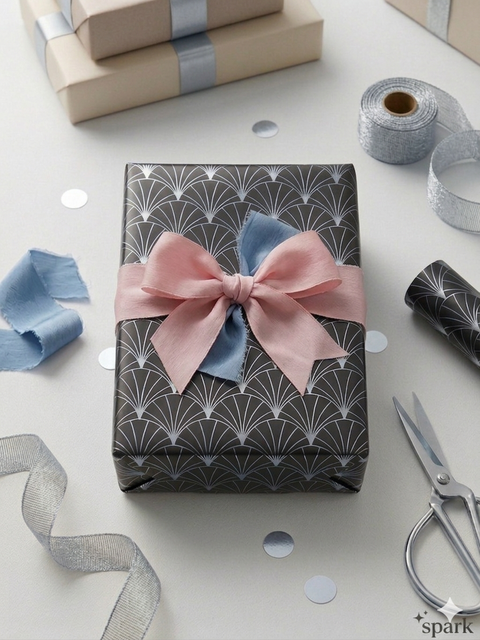 Sinsay Black & Silver Wrapping Paper | Sinsay In Lebanon