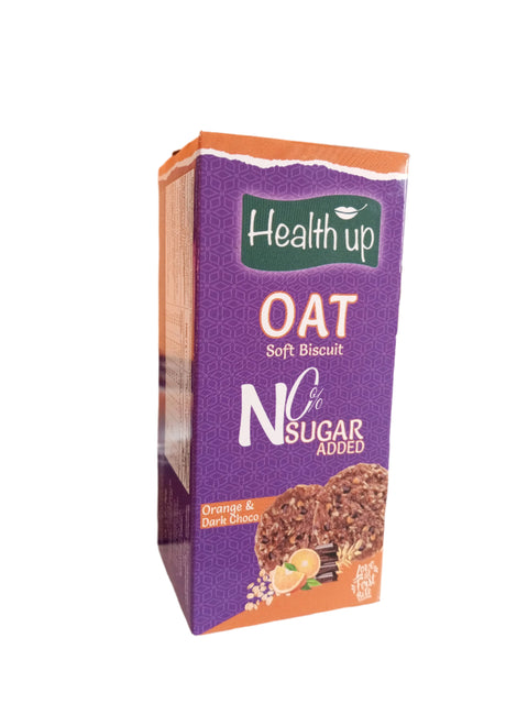 Health Up Oat Soft Biscuit No Added Sugar Orange & Dark Choco 90g | Health Up In Lebanon