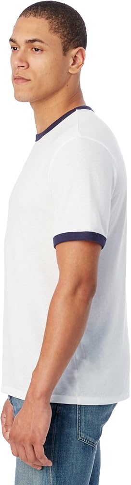 Alternative Men's White Round Neck T-Shirt | Alternative In Lebanon