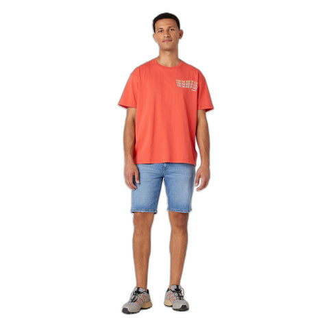 Wrangler Men's Orange Slogan T-Shirt | Wrangler In Lebanon