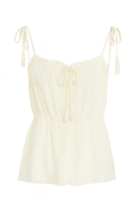 Forever 21 Women's Off White Sleeveles Woven Dress | Forever 21 In Lebanon