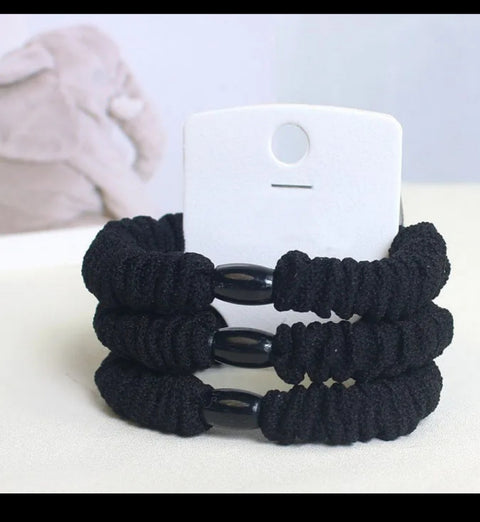 Muju 3pcs Set of Sweet Style Girl Hair Accessories Hair Ties Elastics Ponytail Holders with Braided Hair Band for Women