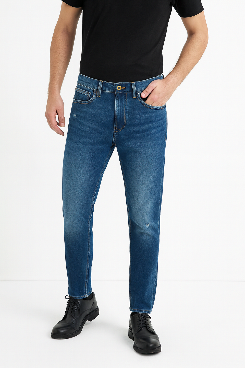 Lee Men's Blue 705 Eddie Regular Tapered Jeans | Lee in Lebanon