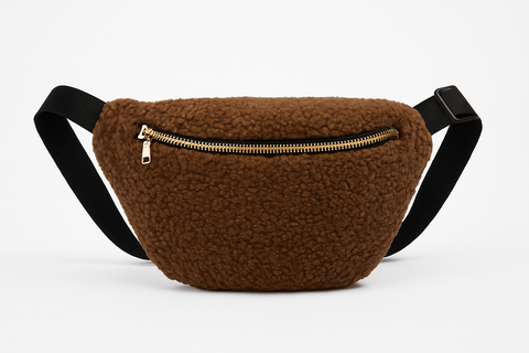 GC Design Women's Brown Fur Bum Bag |GC Design in Lebanon