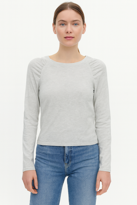 Mango Women's Grey Long-Sleeve Sweatshirt| Mango in Lebanon