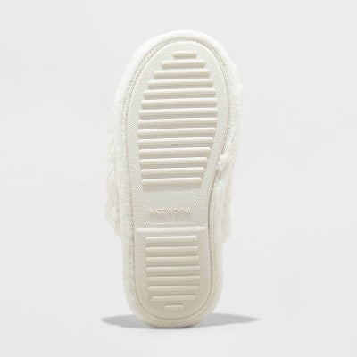 Wondershop Women's White Sleigh What Scuff Slippers | Wondershop In Lebanon