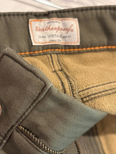 WeatherProof Men's Green Regular Pant | WeatherProof In Lebanon