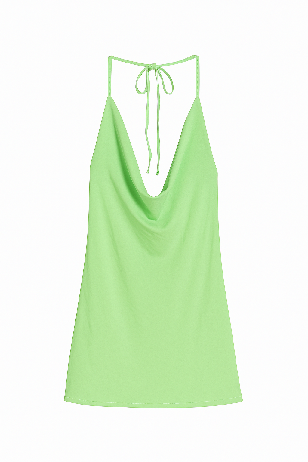 Forever 21 Women's Green Open Back Tie Neck Bodycon Dress | Forever 21 In Lebanon