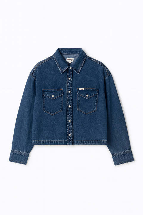Wrangler Women's Dark Blue Jeans Jacket | Wrangler In Lebanon