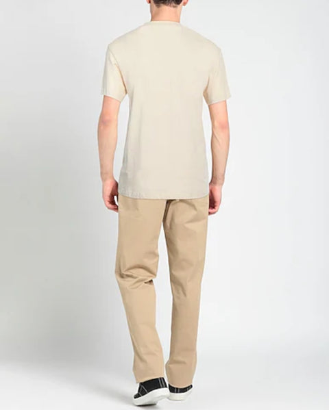 Lee Men's Beige Round Neck Short Sleeve T-Shirt | Lee In Lebanon