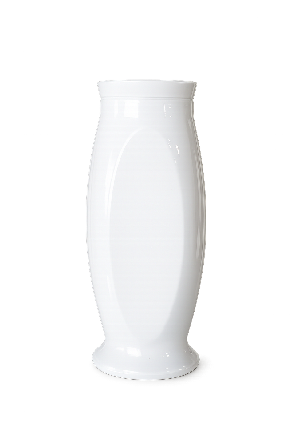 Sigma Glass White Fulya Vase | Sigma Glass In Lebanon