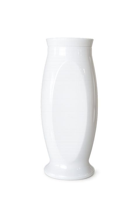 Sigma Glass White Fulya Vase | Sigma Glass In Lebanon