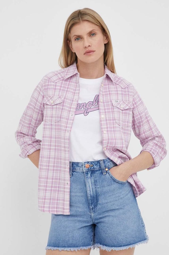 Wrangler Women's Smokey Grape Ss Western Shirt | Wrangler In Lebanon