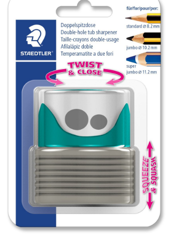 Staedtler Multicolor Double Hole Tub Sharpener | Staedtler In Lebanon