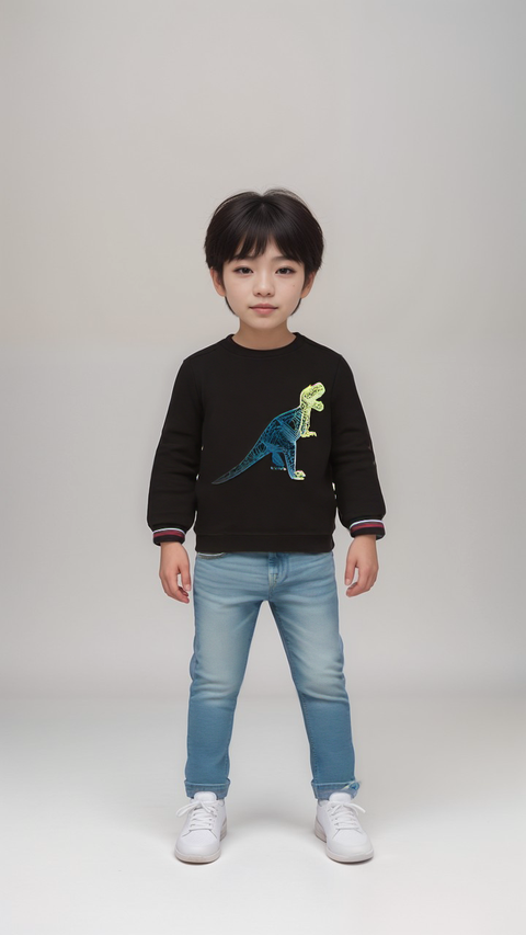 S.Oliver Boy's Black Sweatshirt