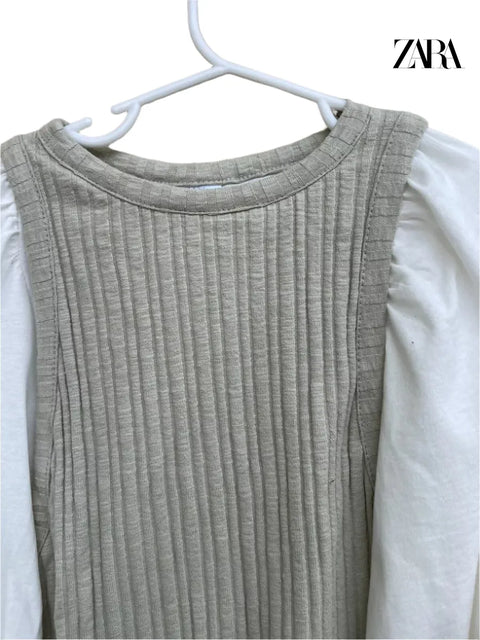 Zara Girl's Multicolor Long-Sleeve Blouse |Zara in Lebanon