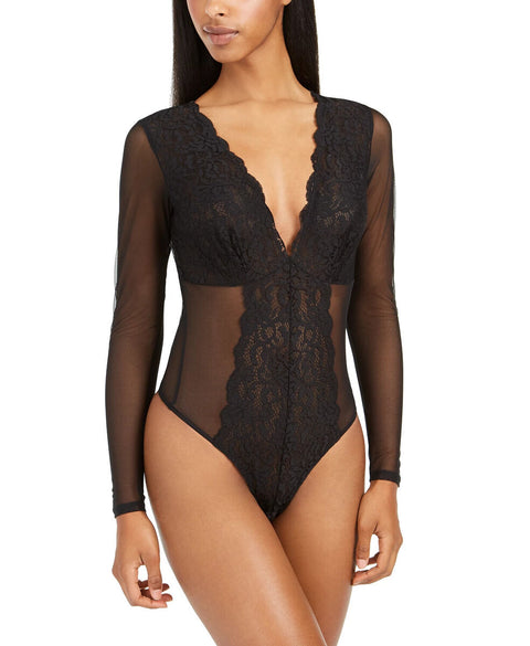 INC International Concepts Women's Black Body Suits ABU132