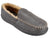 Haggar Men's Gray Faux Leather Slipper