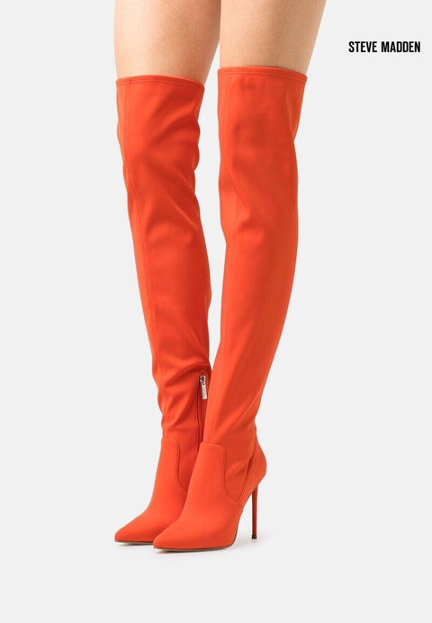 Steve Madden Women's Orange Vava Heeled Knee Boots |Steve Madden in Lebanon