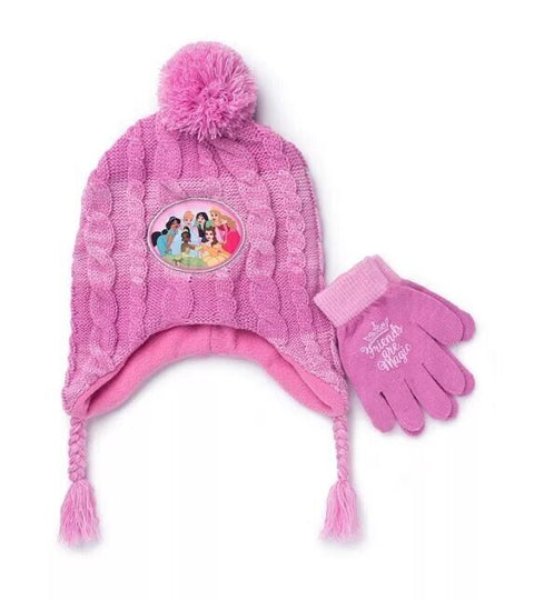 Disney Princess Baby Girl 2 IN 1 Beanie set ABFK1290
