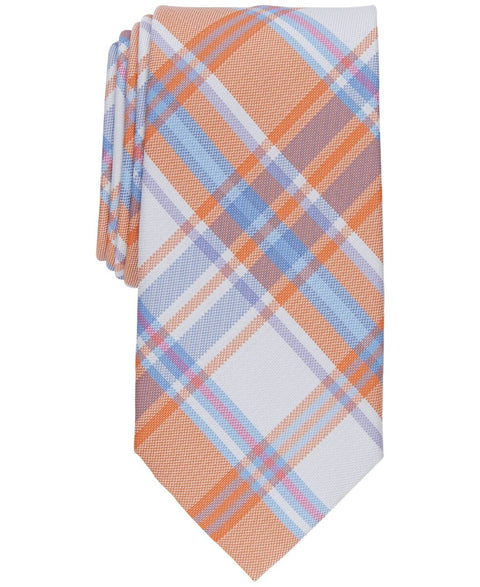 Club Room Men`s Newbern Plaid Tie Multicolor ABL205