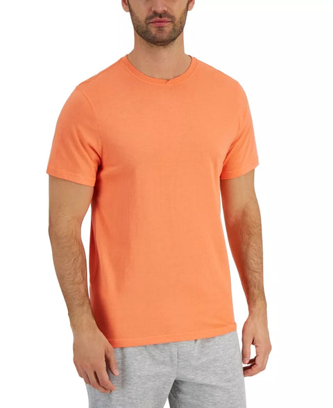 Club Room Men's Light Orange Pajama Top ABF502(od37)