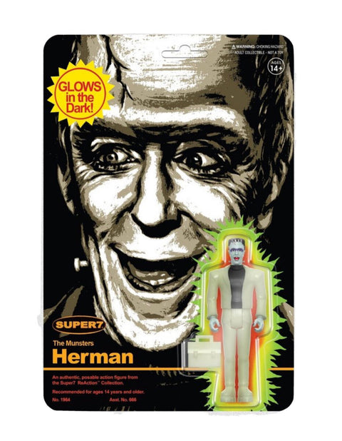Super7 The Munsters Herman Monster Glow TG1391