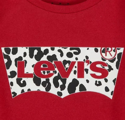 Levi's Girl's Red Sweatshirt ABFK188 shr