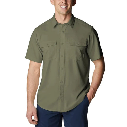 Columbia Men's Stone Green Short Sleeve Woven Shirt | Columbia In Lebanon