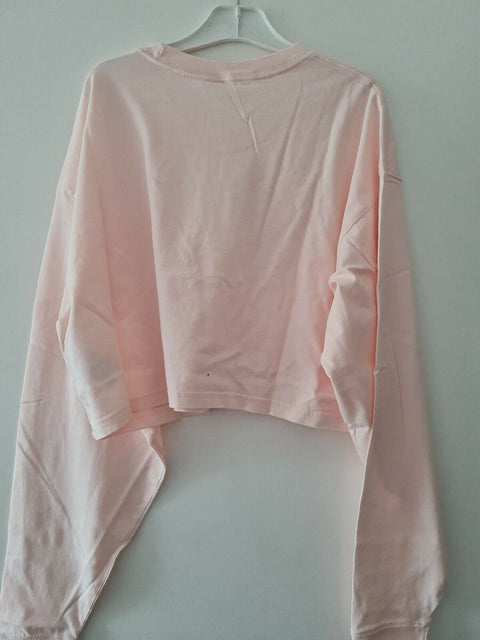 Reebok Women's Light Pink Sweatshirt AMF1679 shr