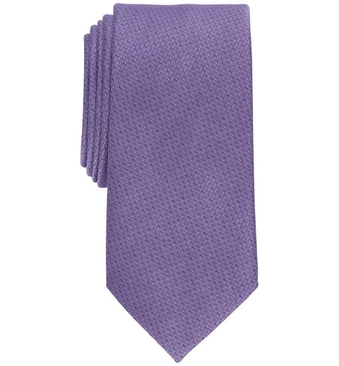 Alfani Mens Mini Pattern Slim Tie Purple OS ABL147  SHR