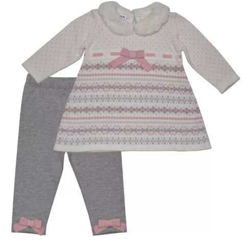 Blueberi Boulevard Baby Girl's Sweater & Pant Set |Blueberi Boulevard In Lebanon