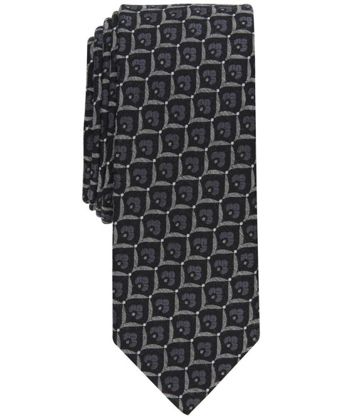 Bar III Men's Grey Percy Skinny Neat Tie | Bar III In Lebanon