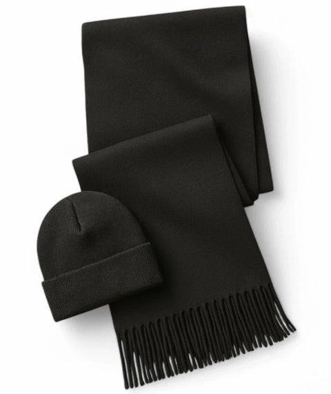Club Room Men's Black  100% Cashmere Hat and Scarf Set | Club Room in Lebanon