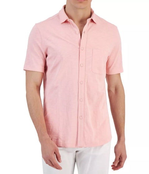 Club Room Men's Light Pink Shirt ABF510(od37,ll3,4)