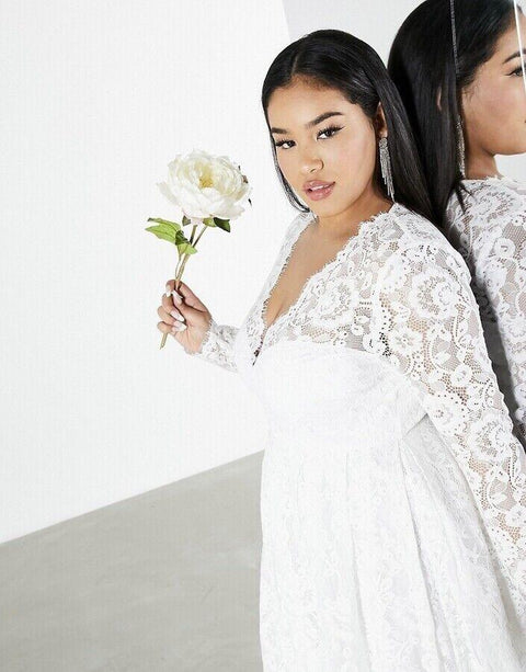 Asos Design Women's White Dress ANF910