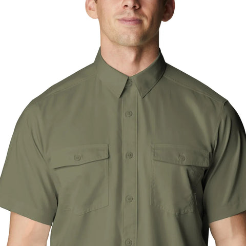 Columbia Men's Stone Green Short Sleeve Woven Shirt | Columbia In Lebanon