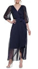 Dkny Women’s Chiffon Faux-Wrap Maxi Dress | Dkny in Lebanon