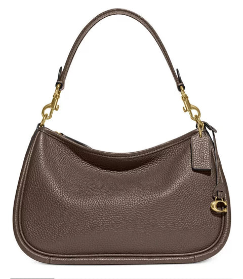 Coach Soft Pebble Leather Cary Cross dark Stone | Coach In Lebanon