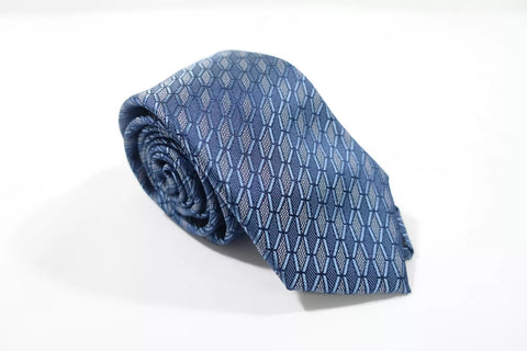 Alfani Men's Blue Harper Geo-Print Tie's ABL257