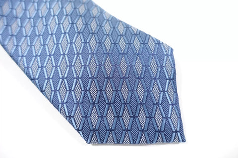 Alfani Men's Blue Harper Geo-Print Tie's ABL257