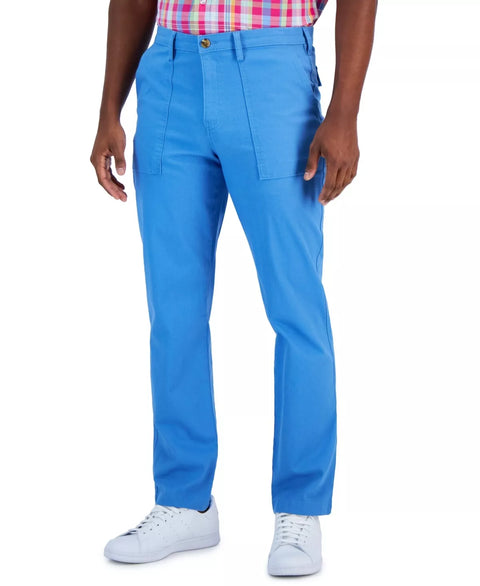 Club Room Men's Blue Classic-Fit Solid Chore Pant ABF4810