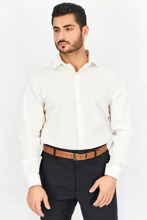 Alfani Men's White Slim-Fit Formal Solid Dr Sierradale Shirt | Alfani in Lebnon