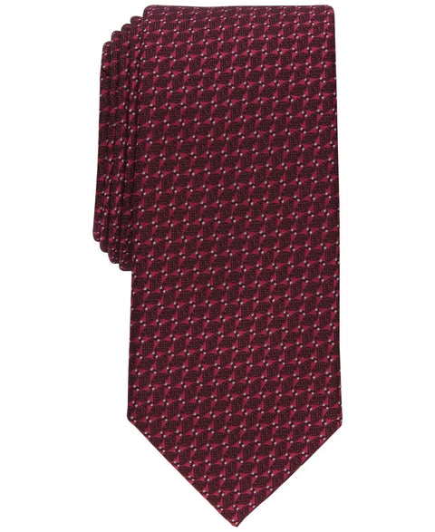 Alfani Men's Burgundy Millbrook Slim Tie ABL341