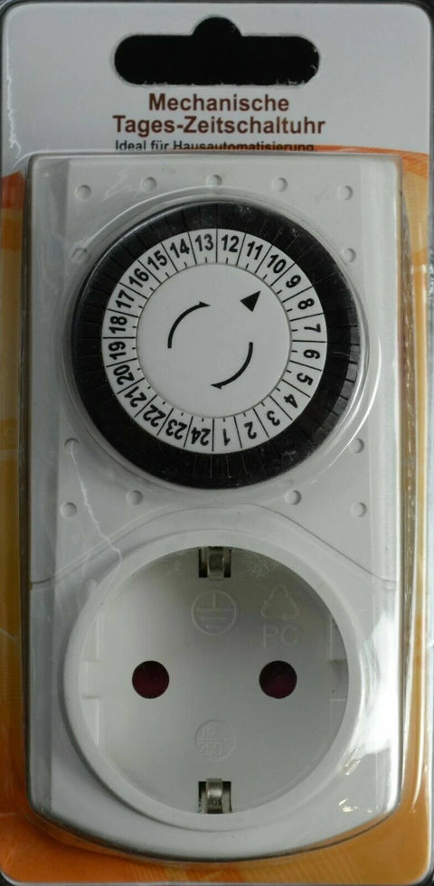Mechanical White 230V Daily Time Clock Socket | Mechanical In Lebanon