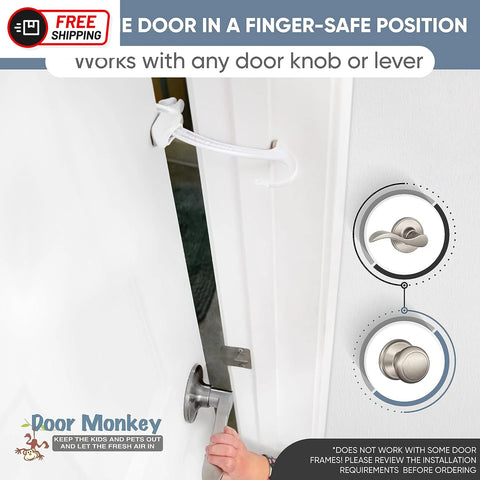 Door Monkey Door Lock and Pinch Guard | Door Monkey In Lebanon