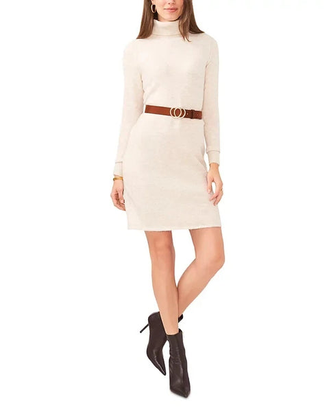 Vince Camuto Women's Beige Turtleneck Dress | Vince Camuto  In Lebanon
